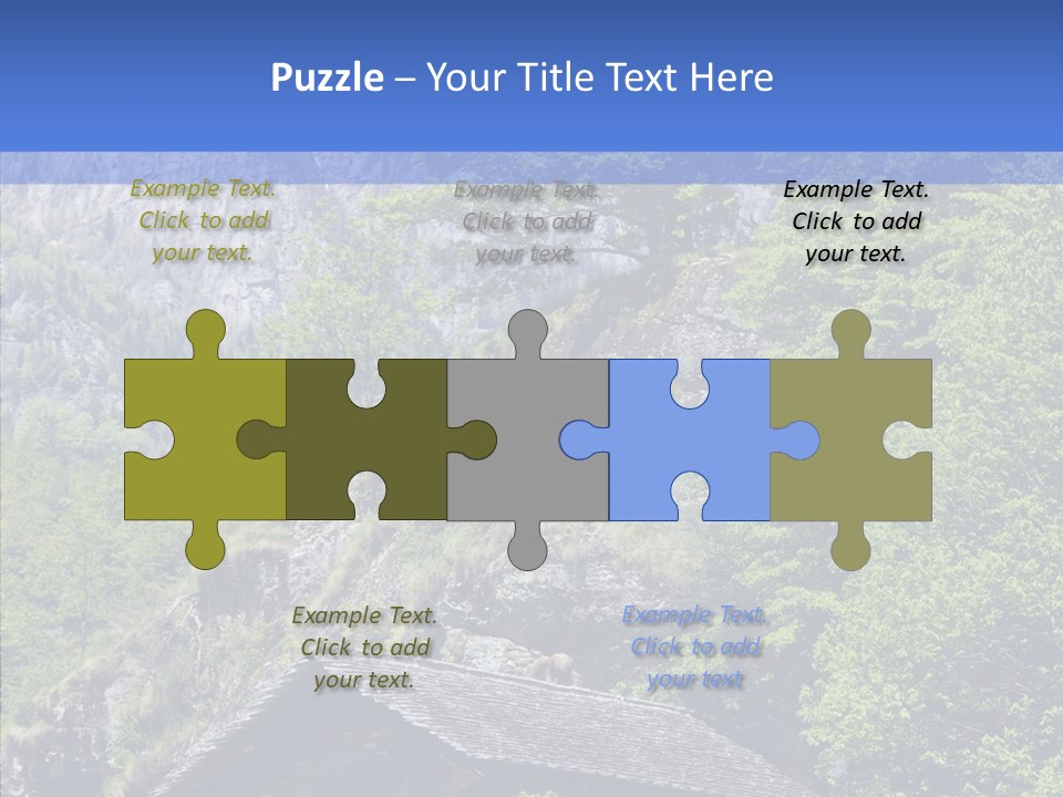 Vacations Forest Home PowerPoint Template