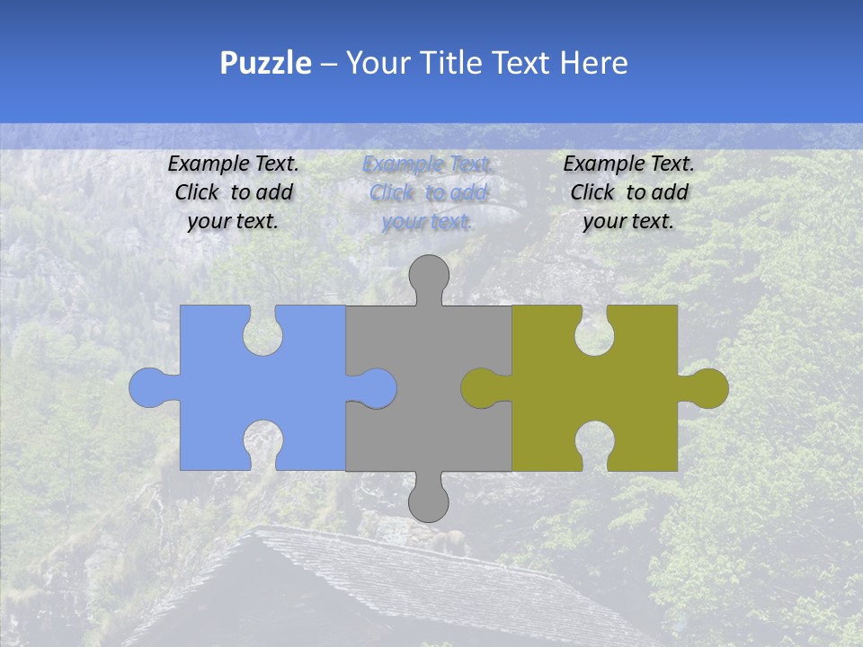 Vacations Forest Home PowerPoint Template