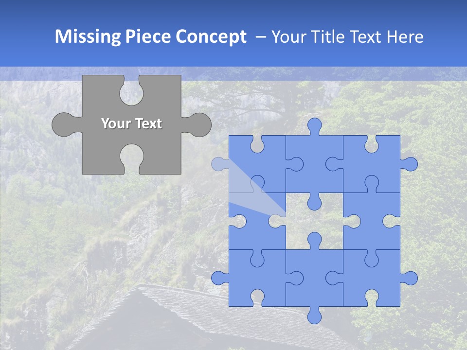 Vacations Forest Home PowerPoint Template