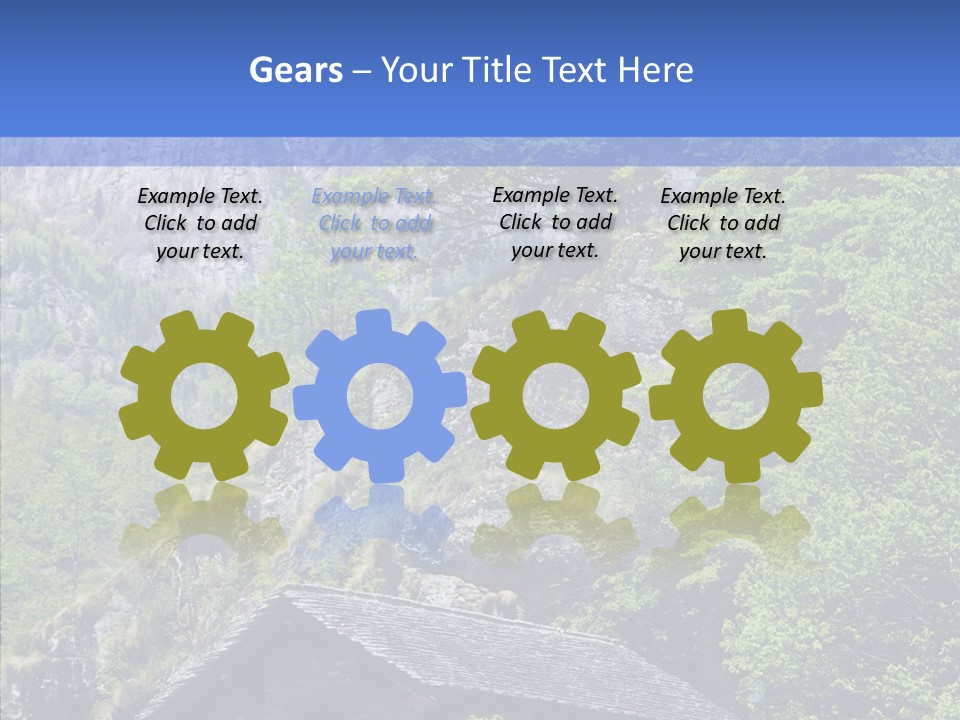 Vacations Forest Home PowerPoint Template