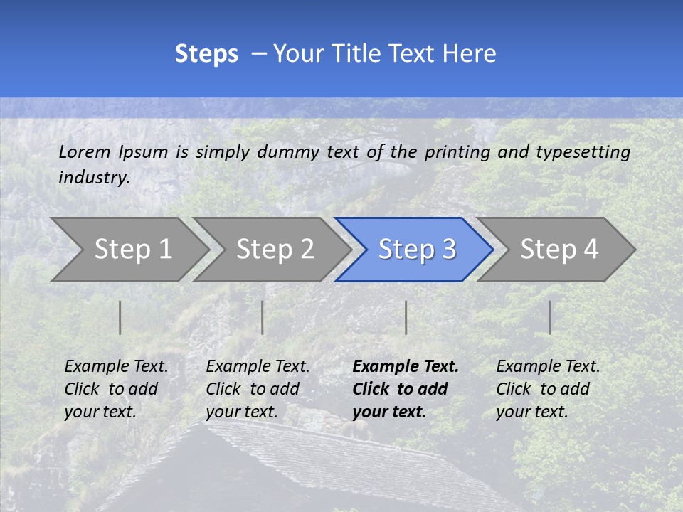 Vacations Forest Home PowerPoint Template