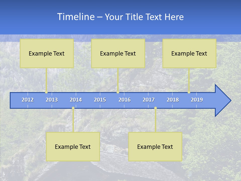 Vacations Forest Home PowerPoint Template