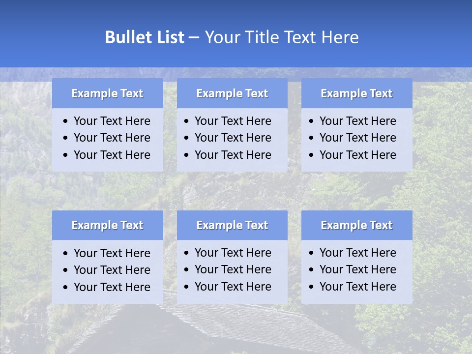 Vacations Forest Home PowerPoint Template