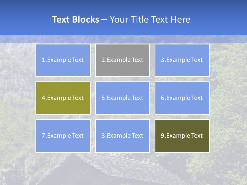 Vacations Forest Home PowerPoint Template