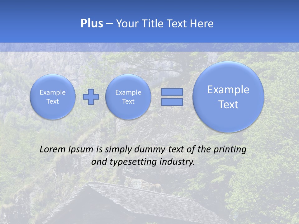 Vacations Forest Home PowerPoint Template