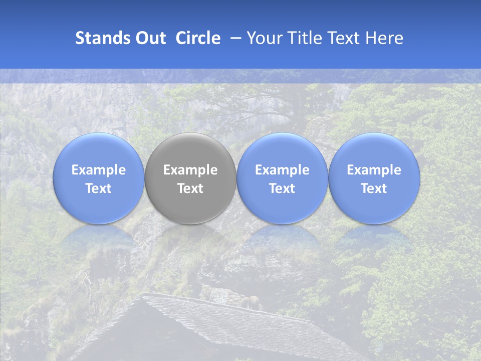 Vacations Forest Home PowerPoint Template