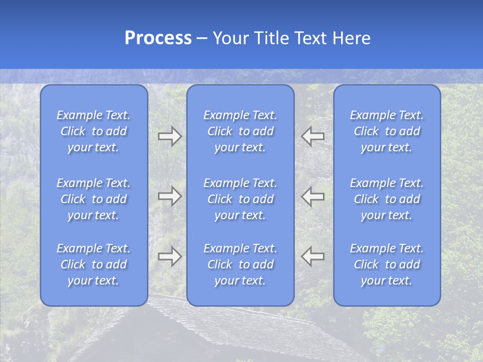 Vacations Forest Home PowerPoint Template