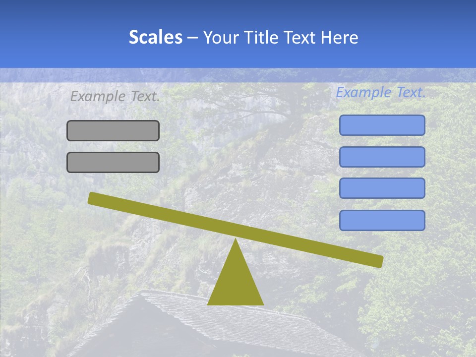 Vacations Forest Home PowerPoint Template