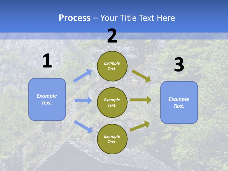 Vacations Forest Home PowerPoint Template