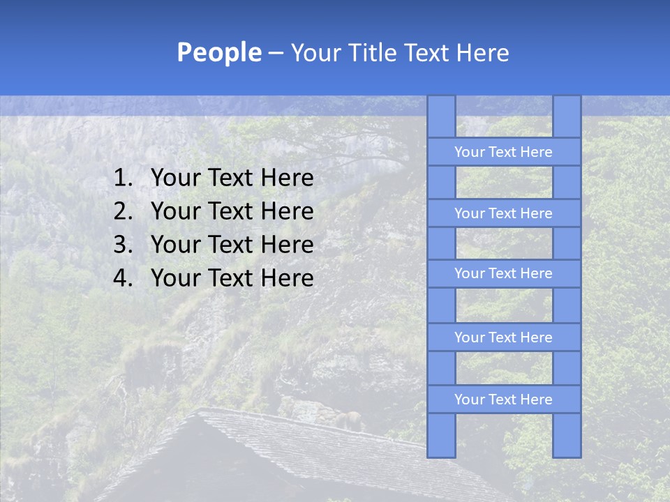 Vacations Forest Home PowerPoint Template