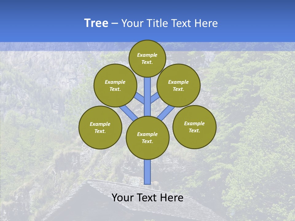 Vacations Forest Home PowerPoint Template