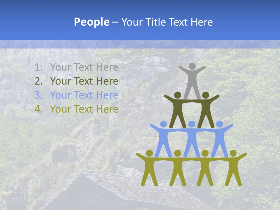 Vacations Forest Home PowerPoint Template