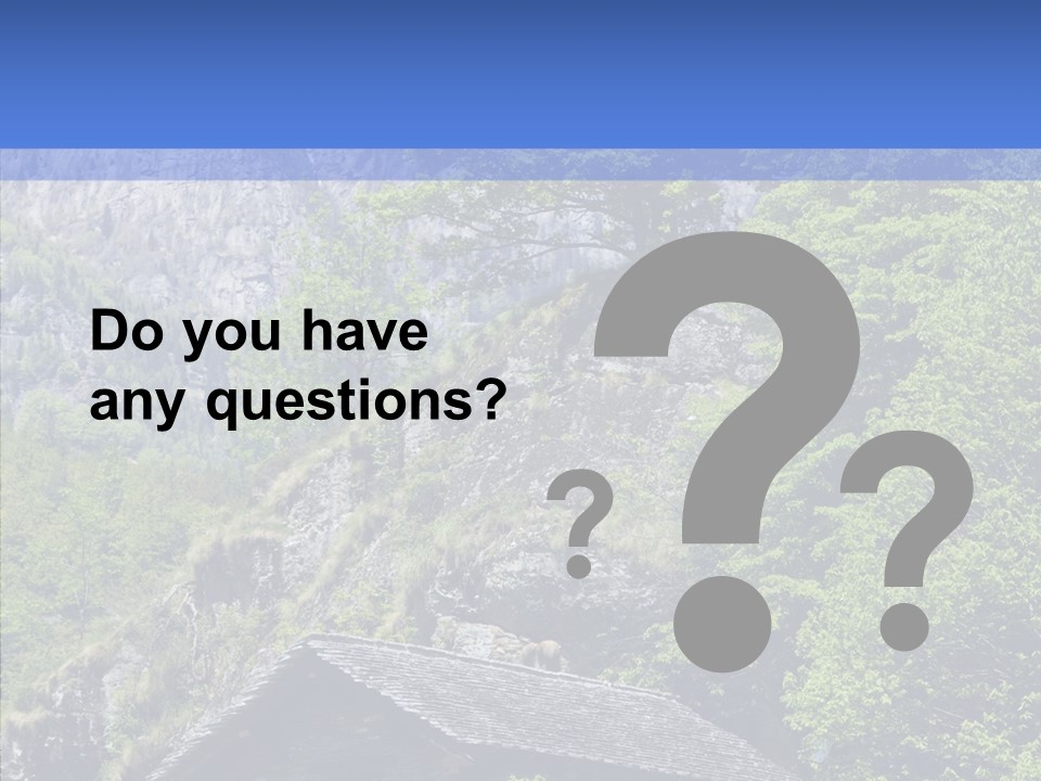 Vacations Forest Home PowerPoint Template