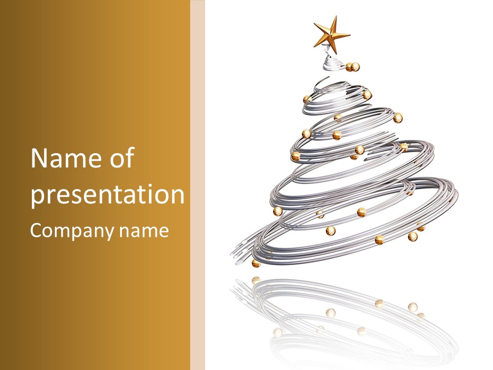 Abstract Render Pine PowerPoint Template