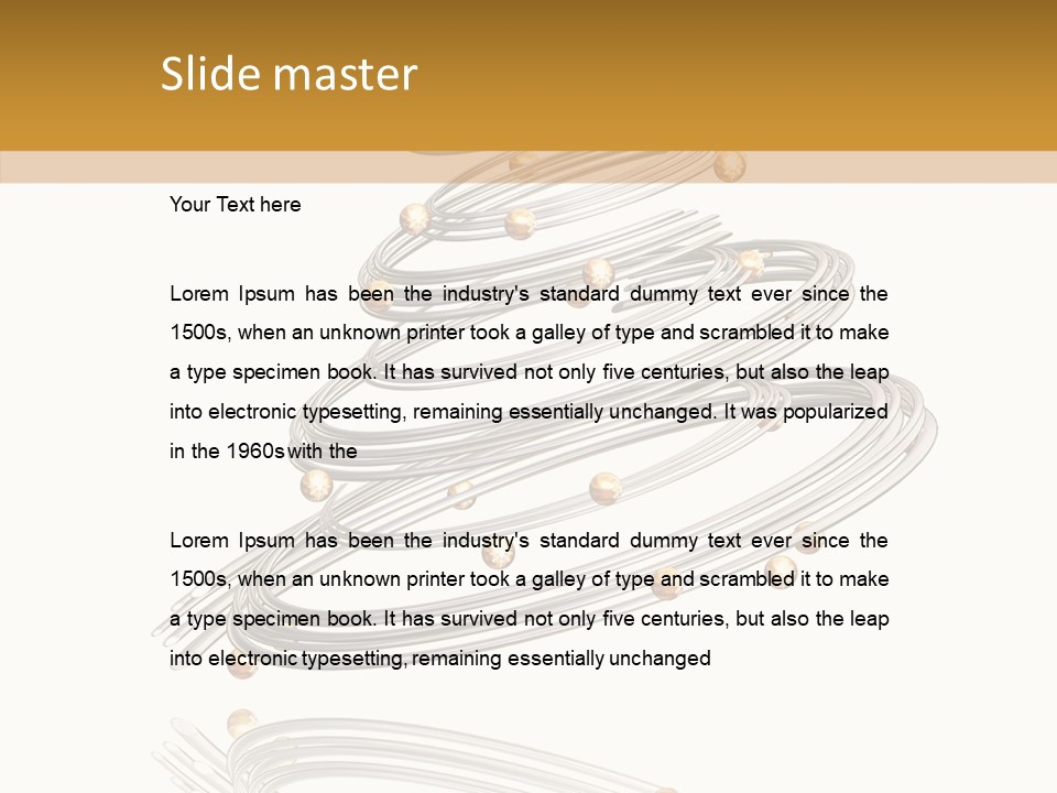 Abstract Render Pine PowerPoint Template