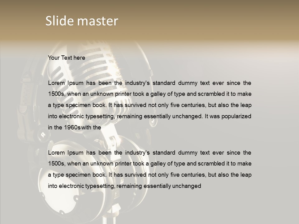 Room Table Together PowerPoint Template