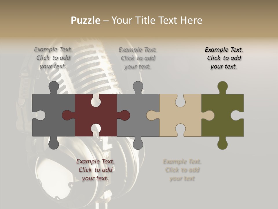 Room Table Together PowerPoint Template