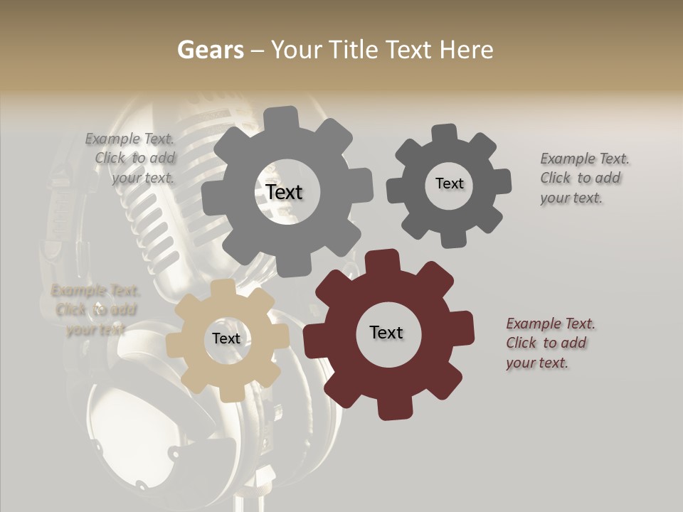 Room Table Together PowerPoint Template