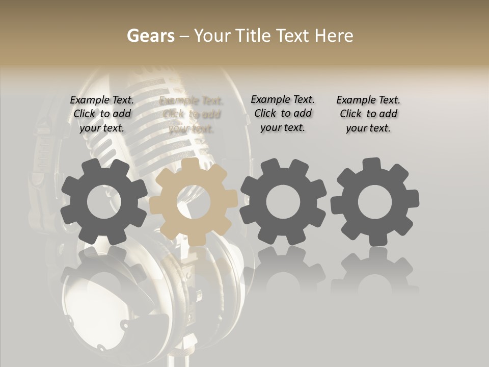 Room Table Together PowerPoint Template