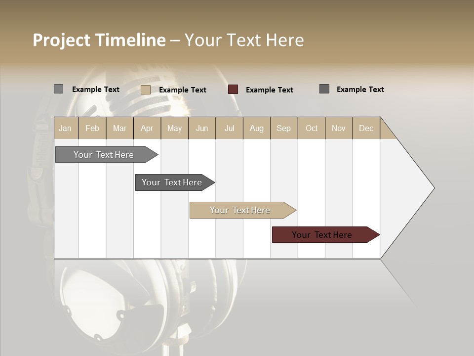 Room Table Together PowerPoint Template