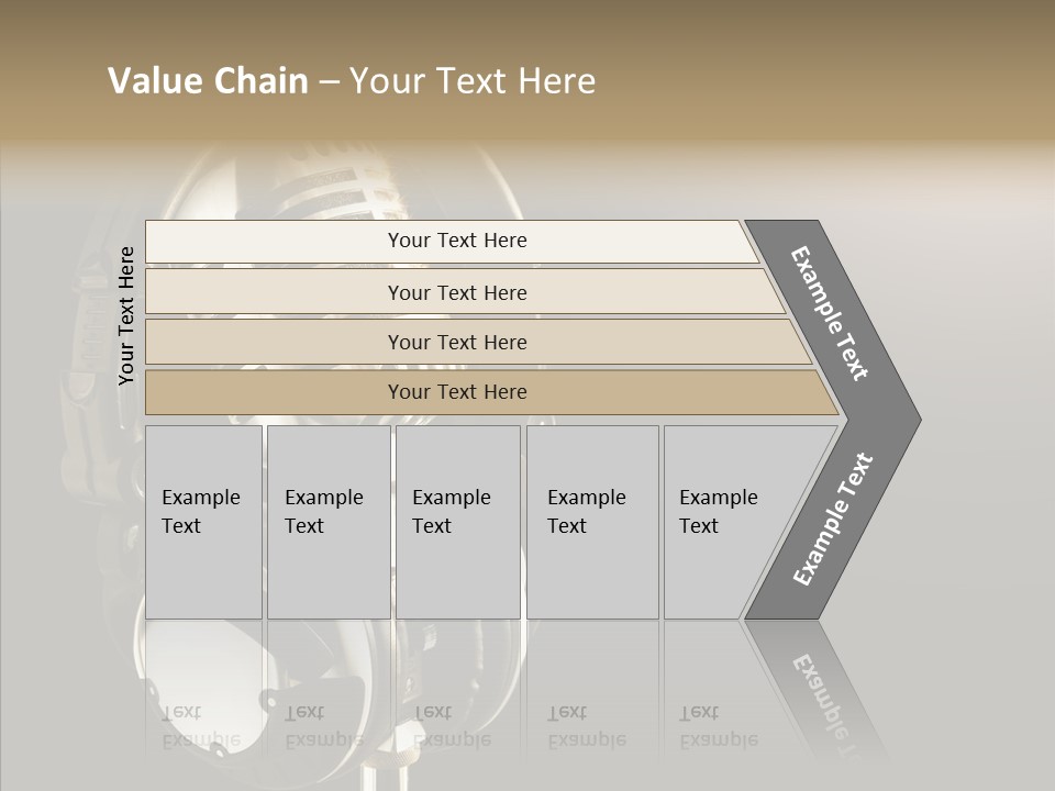 Room Table Together PowerPoint Template