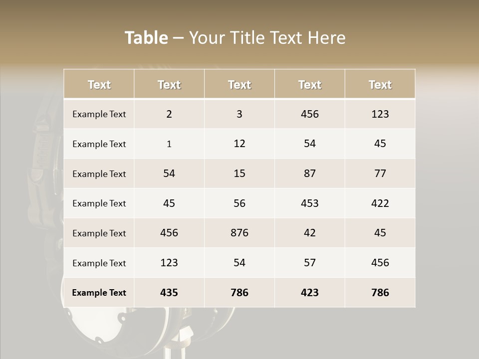 Room Table Together PowerPoint Template