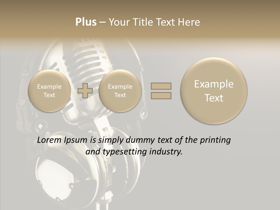 Room Table Together PowerPoint Template