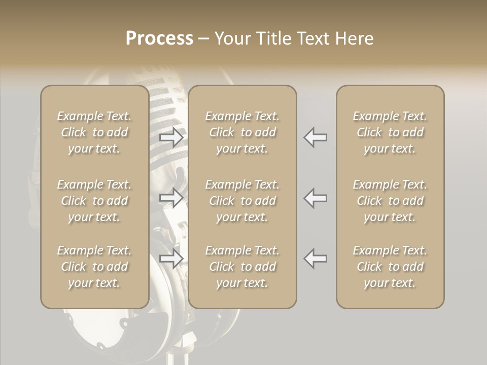 Room Table Together PowerPoint Template