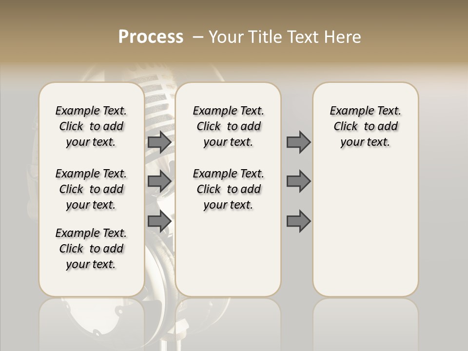 Room Table Together PowerPoint Template