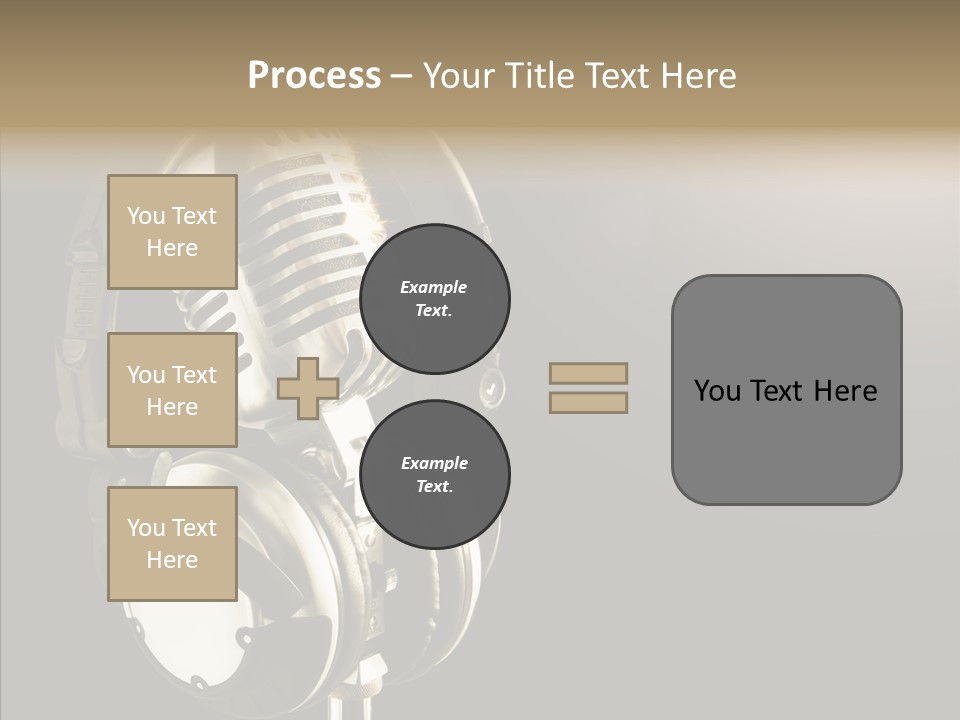 Room Table Together PowerPoint Template
