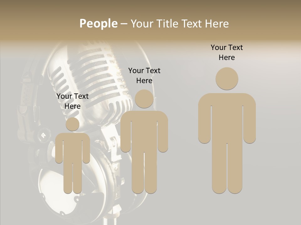 Room Table Together PowerPoint Template