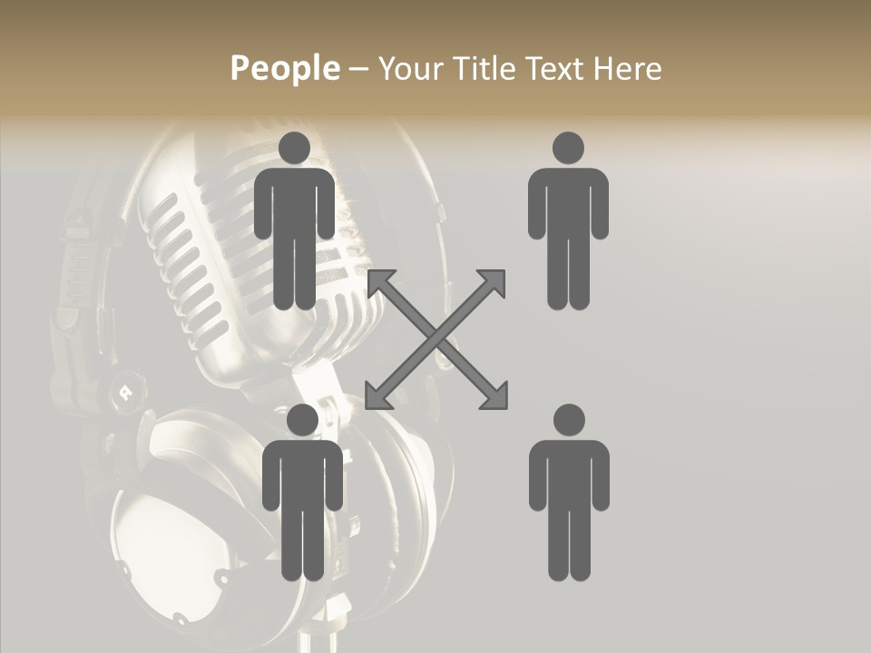 Room Table Together PowerPoint Template