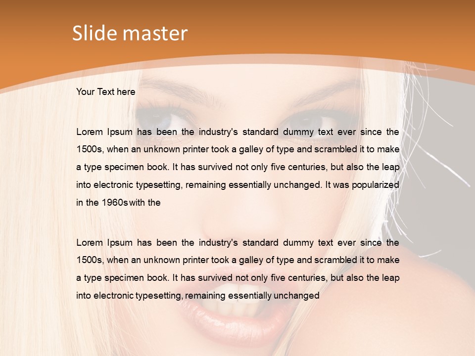 Character Profe Ional Li Ten PowerPoint Template