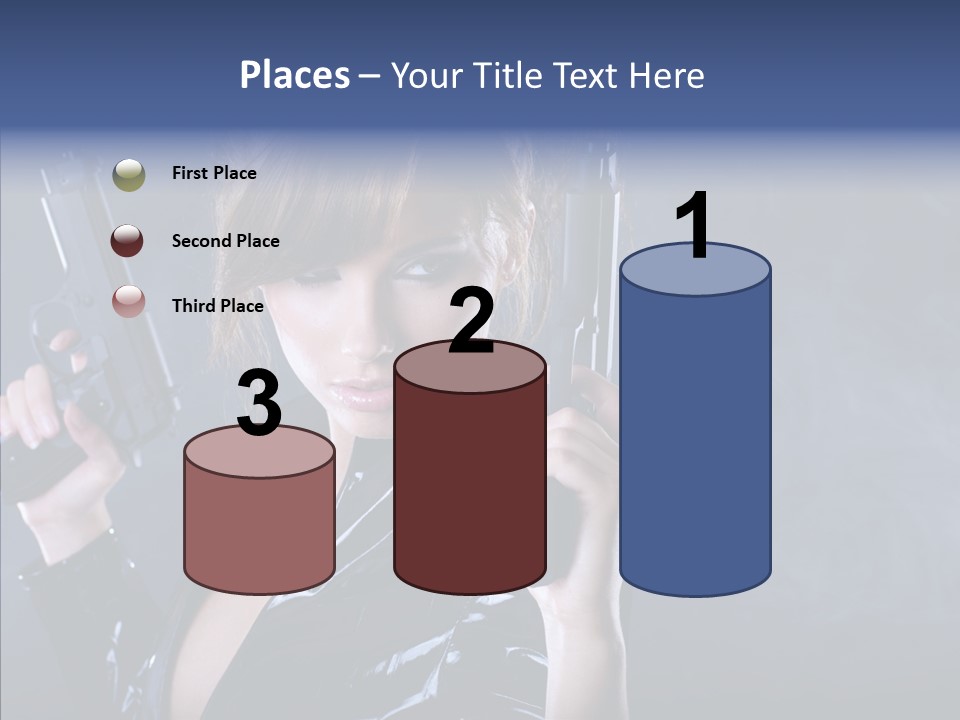 Bodyguard Aim Smoke PowerPoint Template