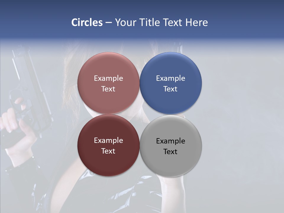 Bodyguard Aim Smoke PowerPoint Template