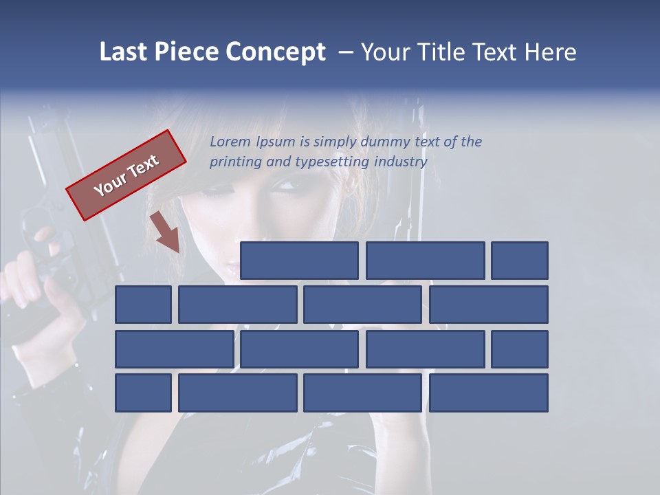 Bodyguard Aim Smoke PowerPoint Template