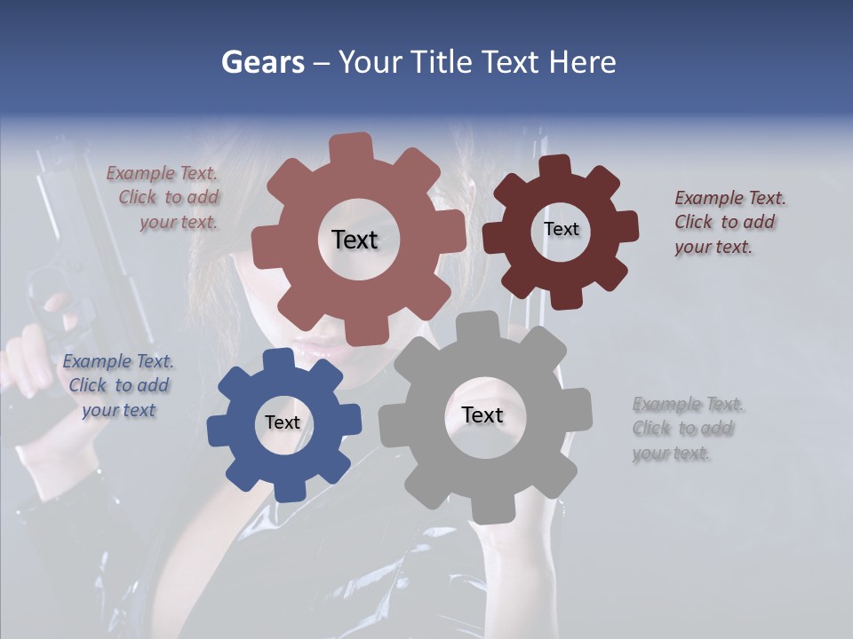 Bodyguard Aim Smoke PowerPoint Template