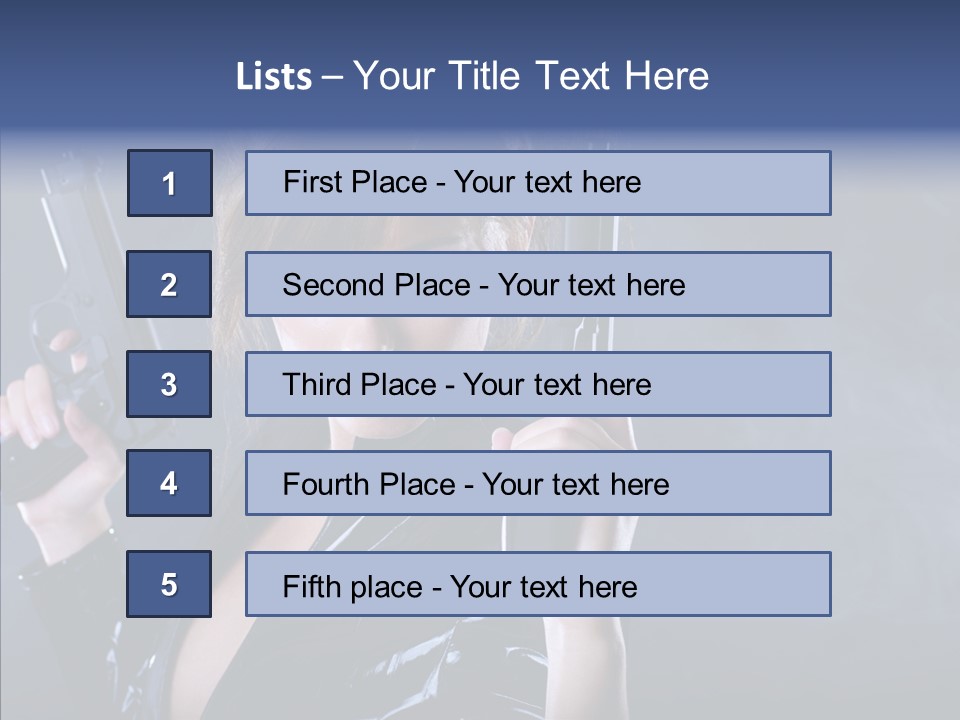 Bodyguard Aim Smoke PowerPoint Template