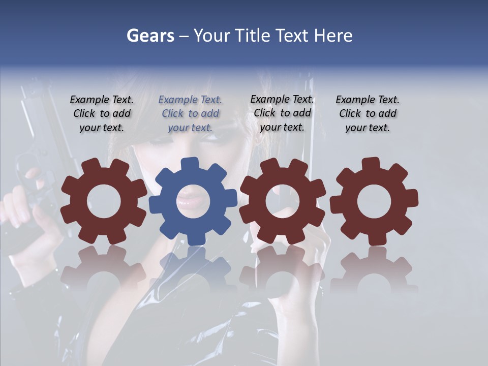 Bodyguard Aim Smoke PowerPoint Template