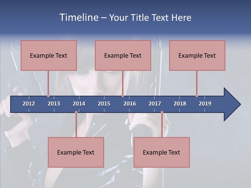 Bodyguard Aim Smoke PowerPoint Template