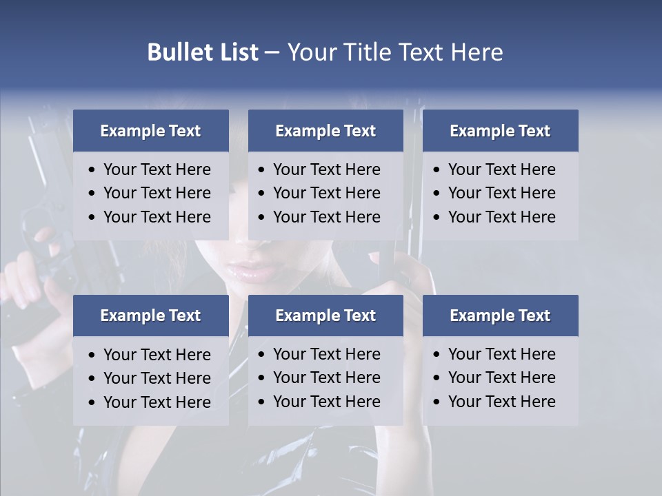 Bodyguard Aim Smoke PowerPoint Template