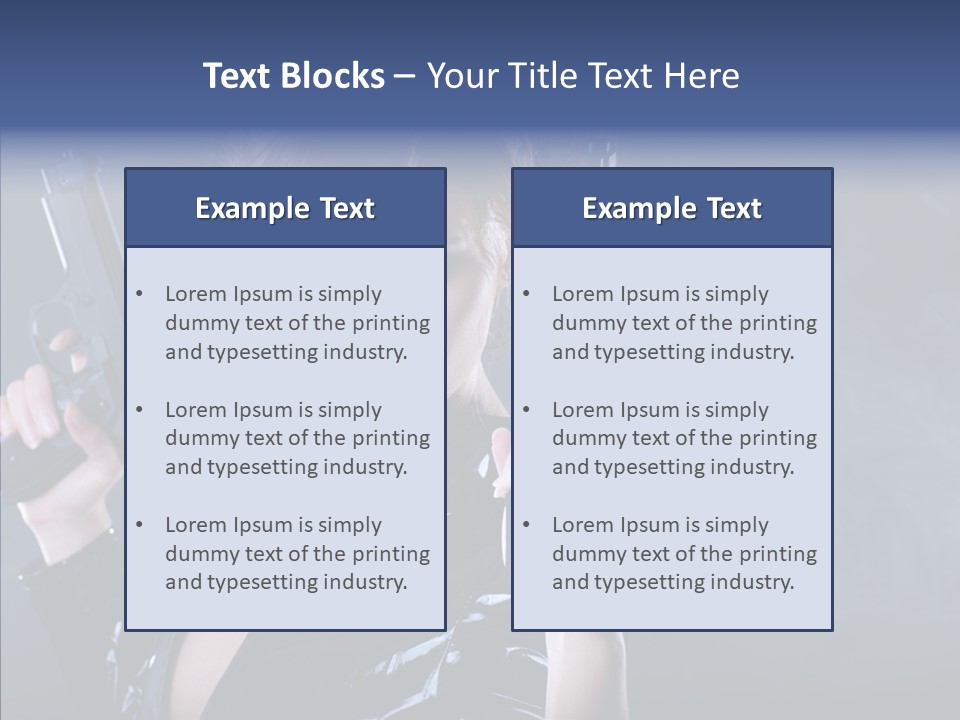 Bodyguard Aim Smoke PowerPoint Template