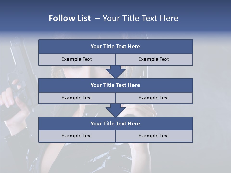 Bodyguard Aim Smoke PowerPoint Template