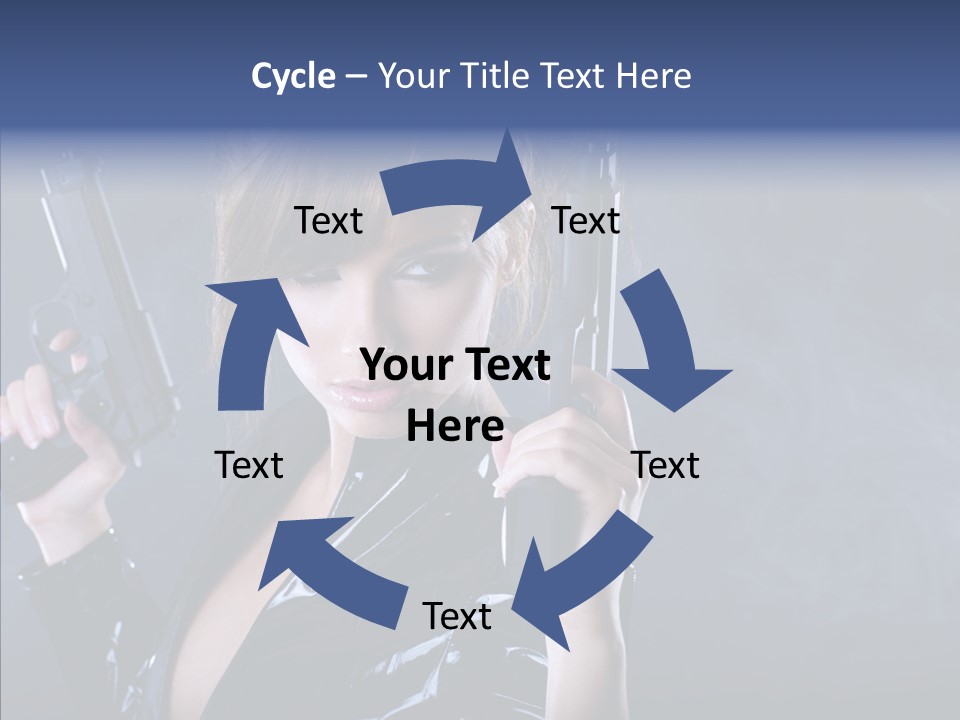 Bodyguard Aim Smoke PowerPoint Template