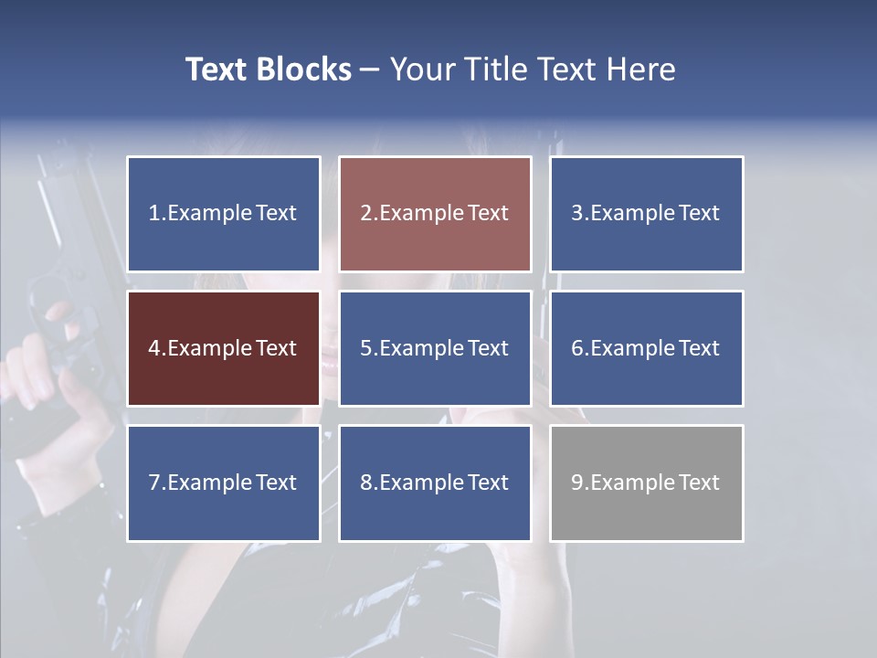 Bodyguard Aim Smoke PowerPoint Template