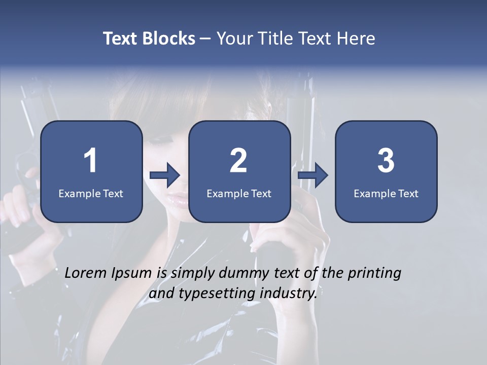 Bodyguard Aim Smoke PowerPoint Template