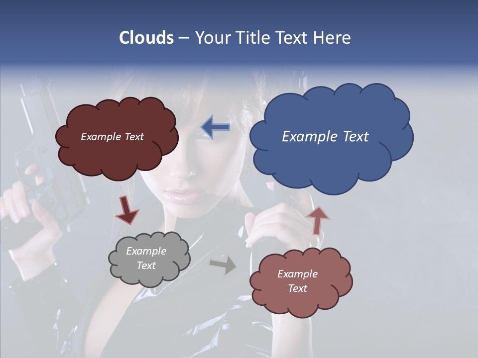 Bodyguard Aim Smoke PowerPoint Template