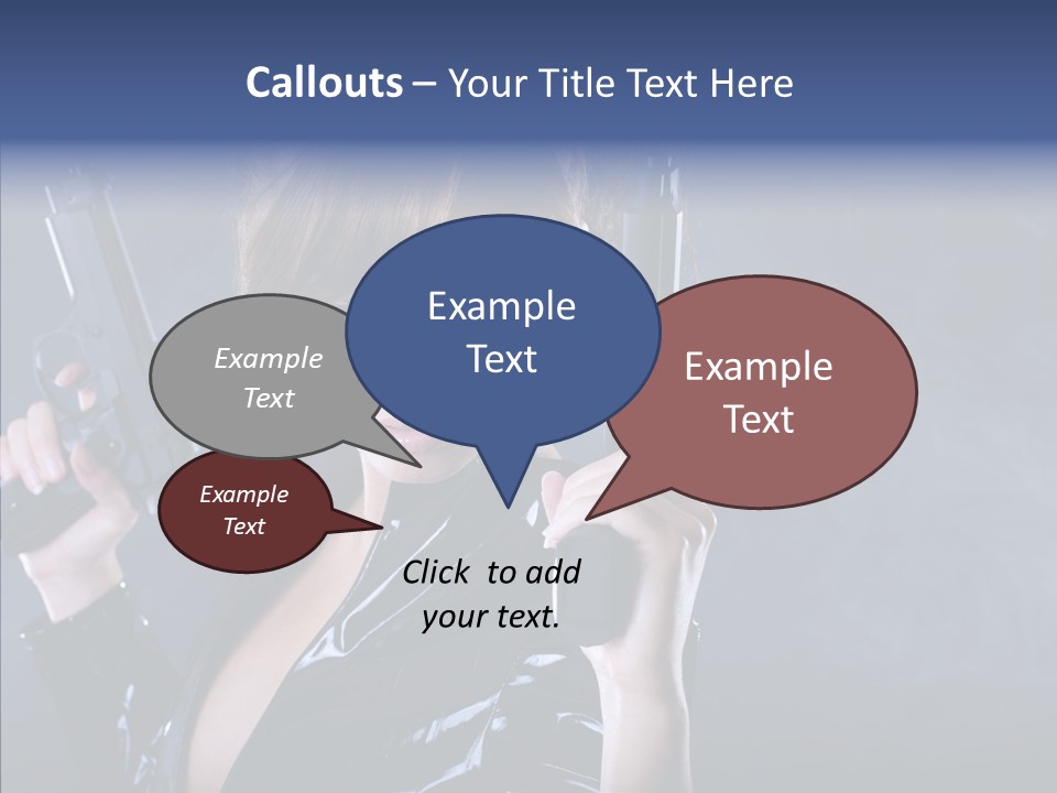 Bodyguard Aim Smoke PowerPoint Template