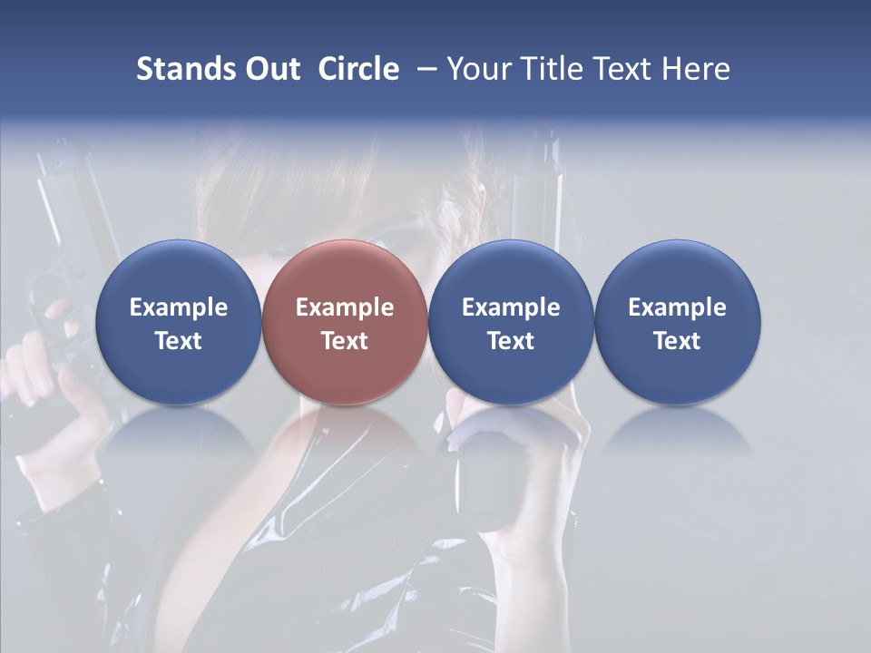 Bodyguard Aim Smoke PowerPoint Template