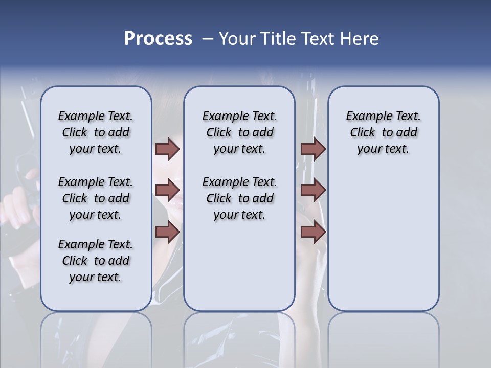Bodyguard Aim Smoke PowerPoint Template